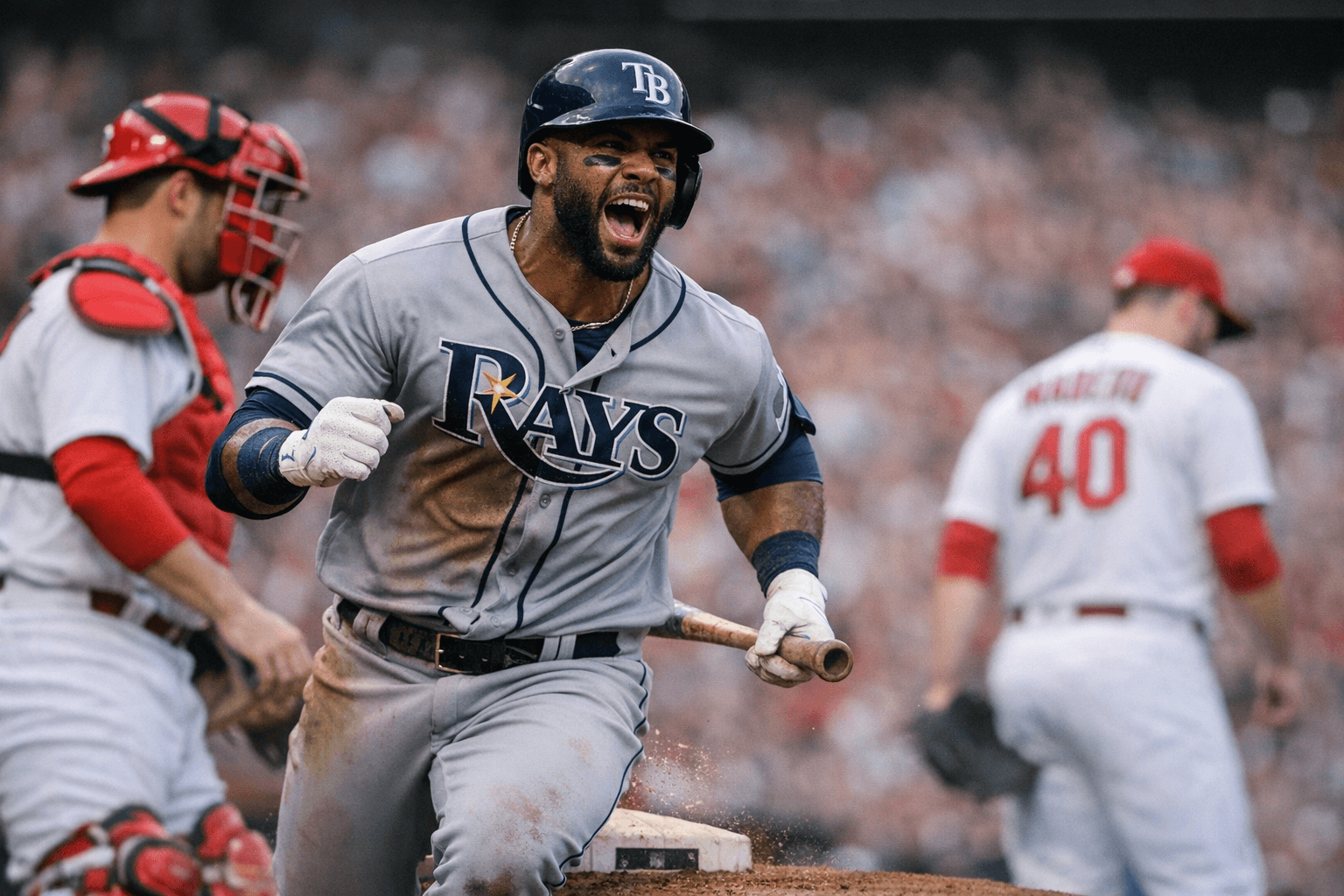 Yandy Díaz Goes 5-for-6, Drives In Four as Rays Top Cardinals