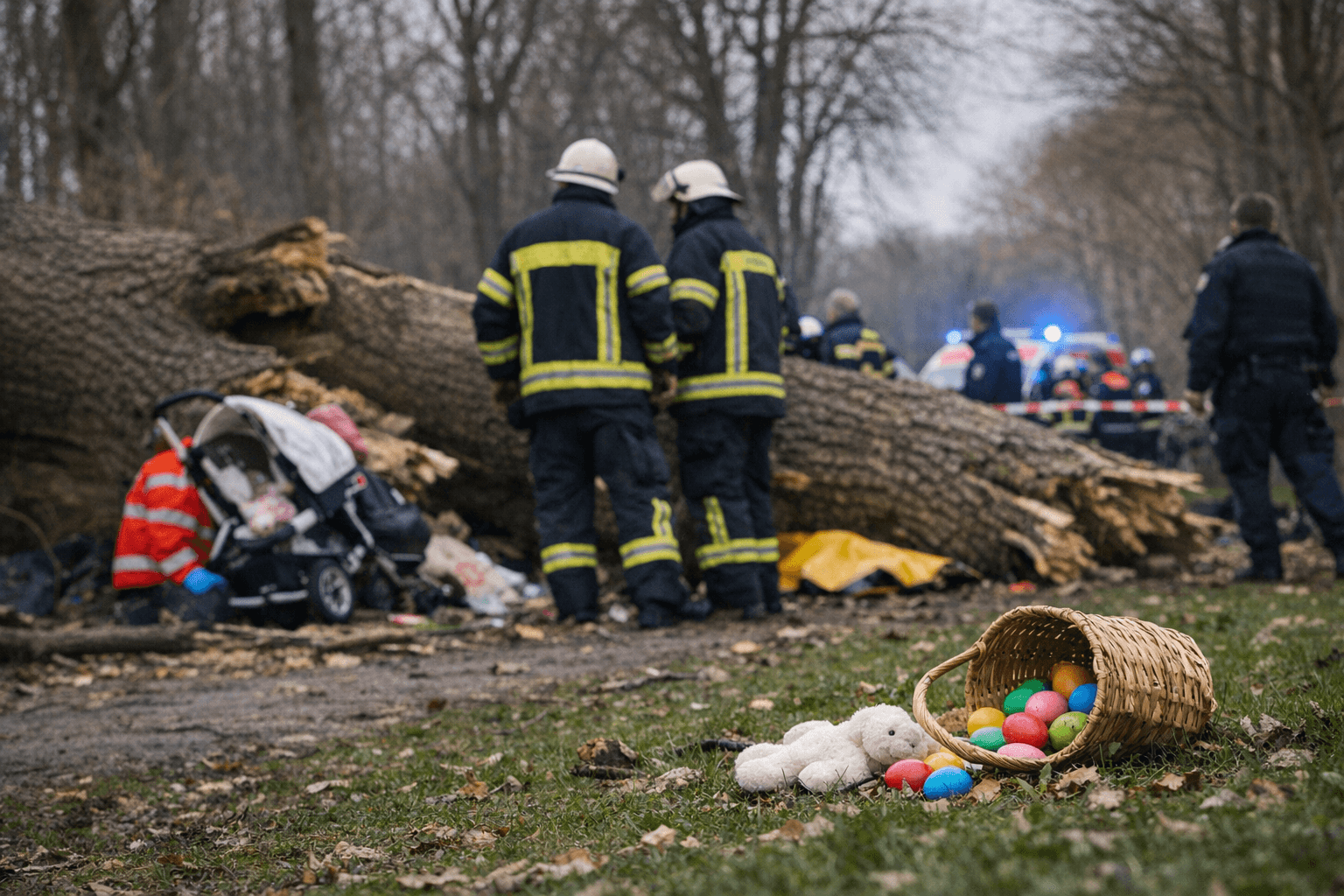 Falling Tree Kills Three, Including Infant, at German Easter Egg Hunt
