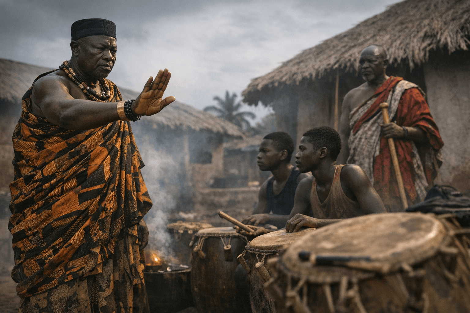 Ghana's Osudoku Council Bans Drumming During Sacred Pre-Festival Period