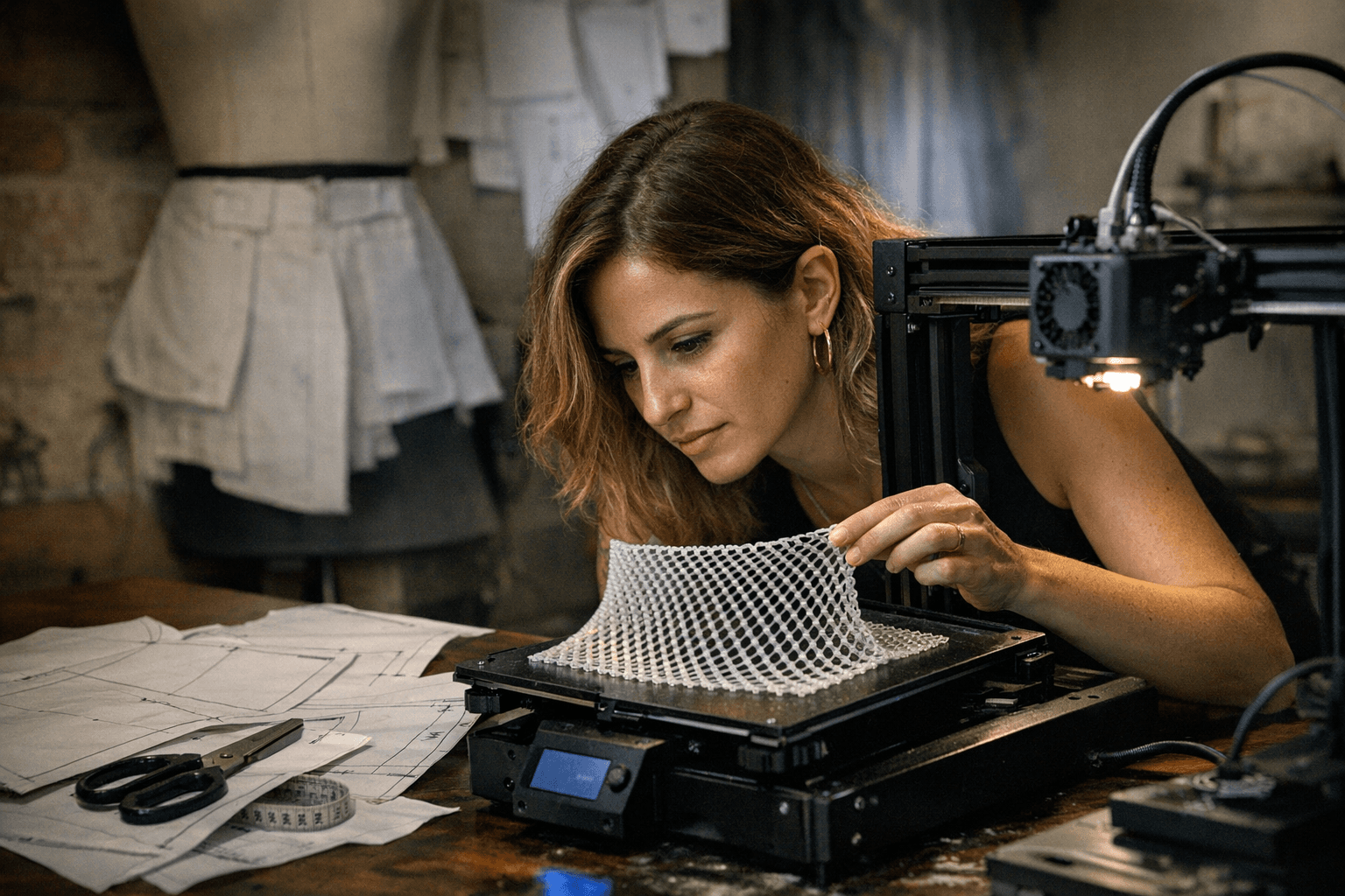 Danit Peleg Uses AI to Turn 2D Sewing Patterns Into 3D-Printable Designs