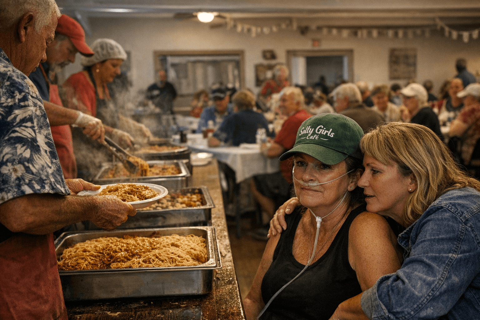 Pine Island Community Hosts Pasta Dinner Fundraiser for Salty Girls Café Owner