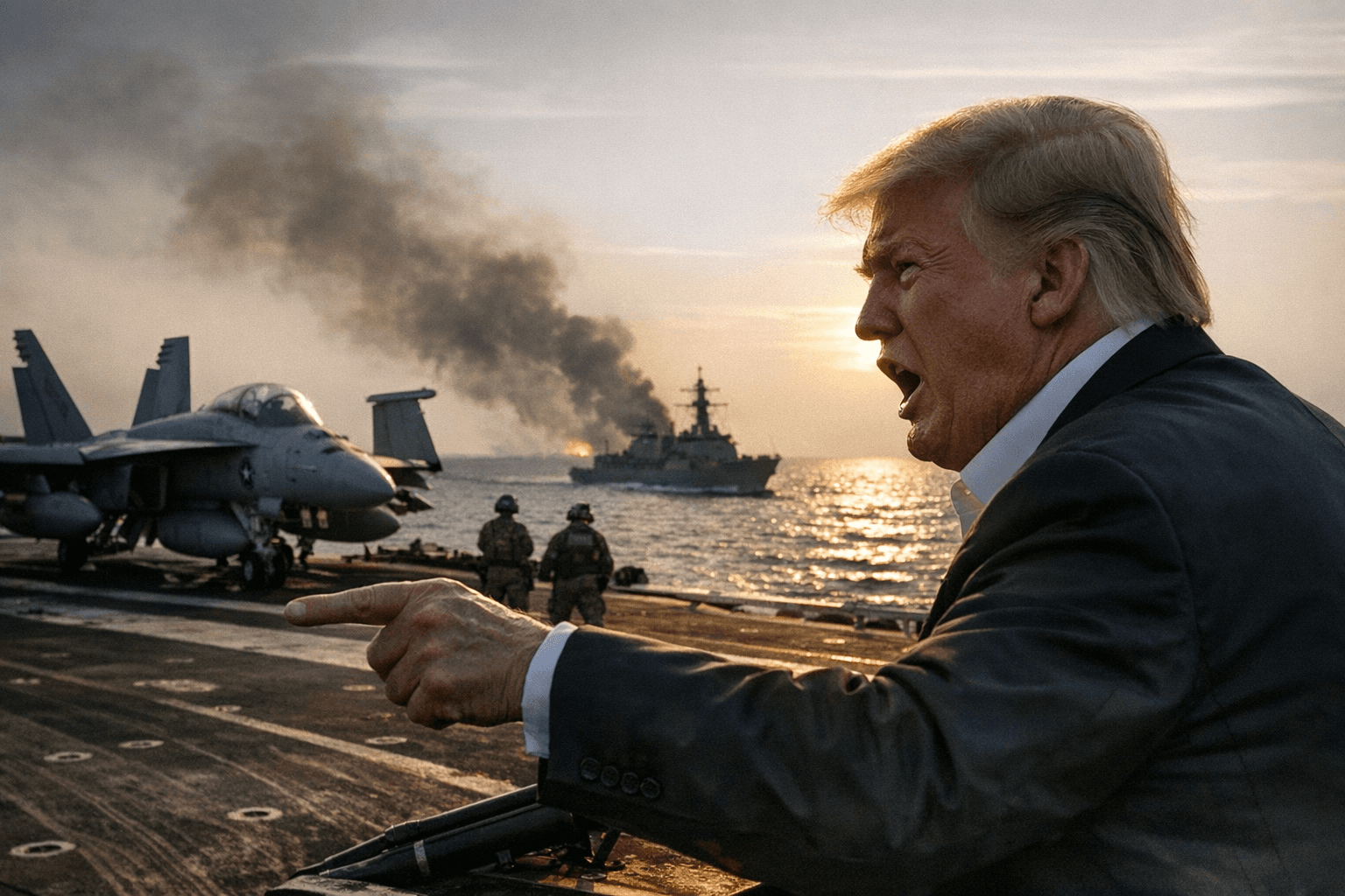 Trump Issues Expletive-Laden Easter Threat to Iran Over Strait of Hormuz