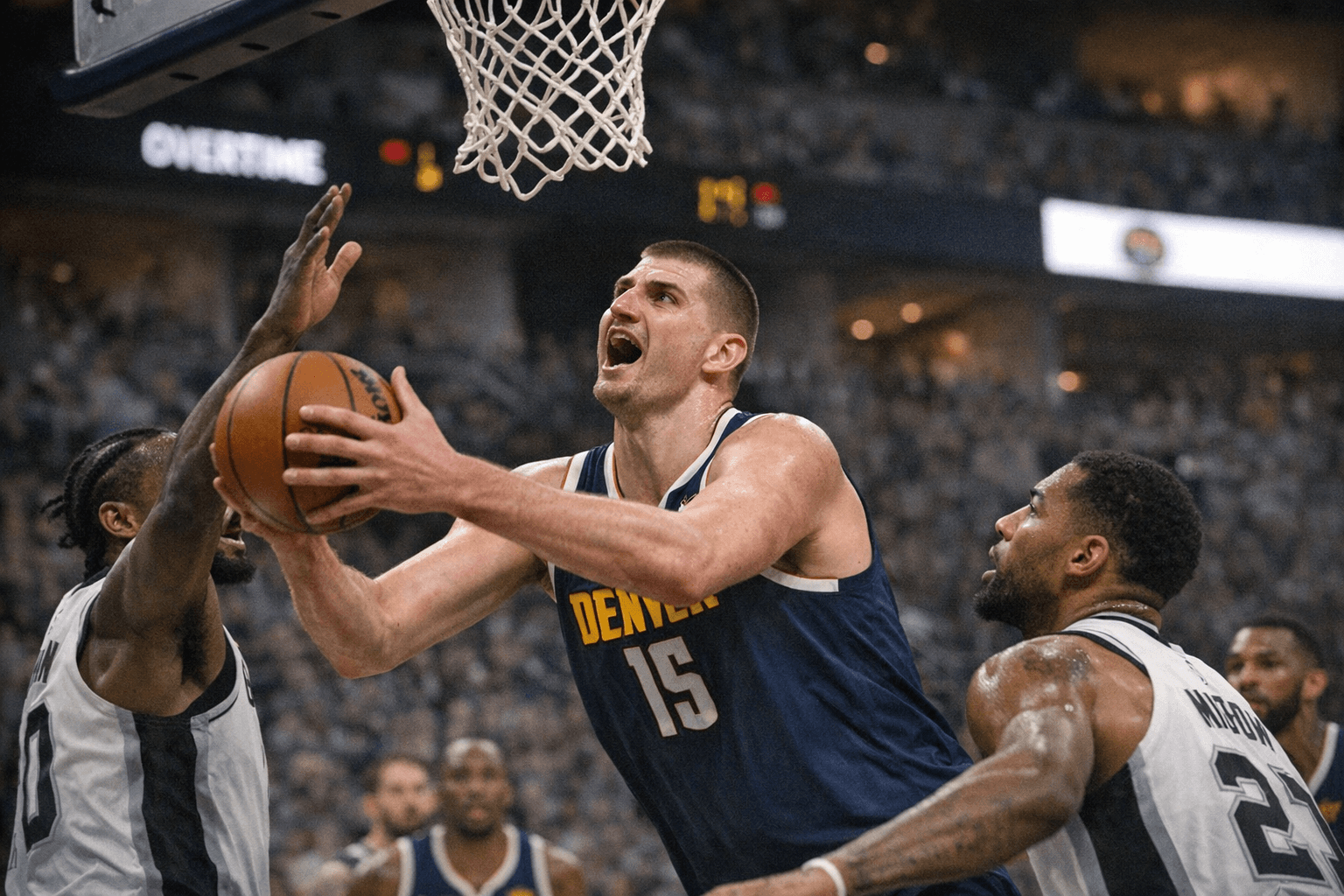 Jokić Makes NBA History With 40 Points, Zero Turnovers in Nuggets Overtime Win