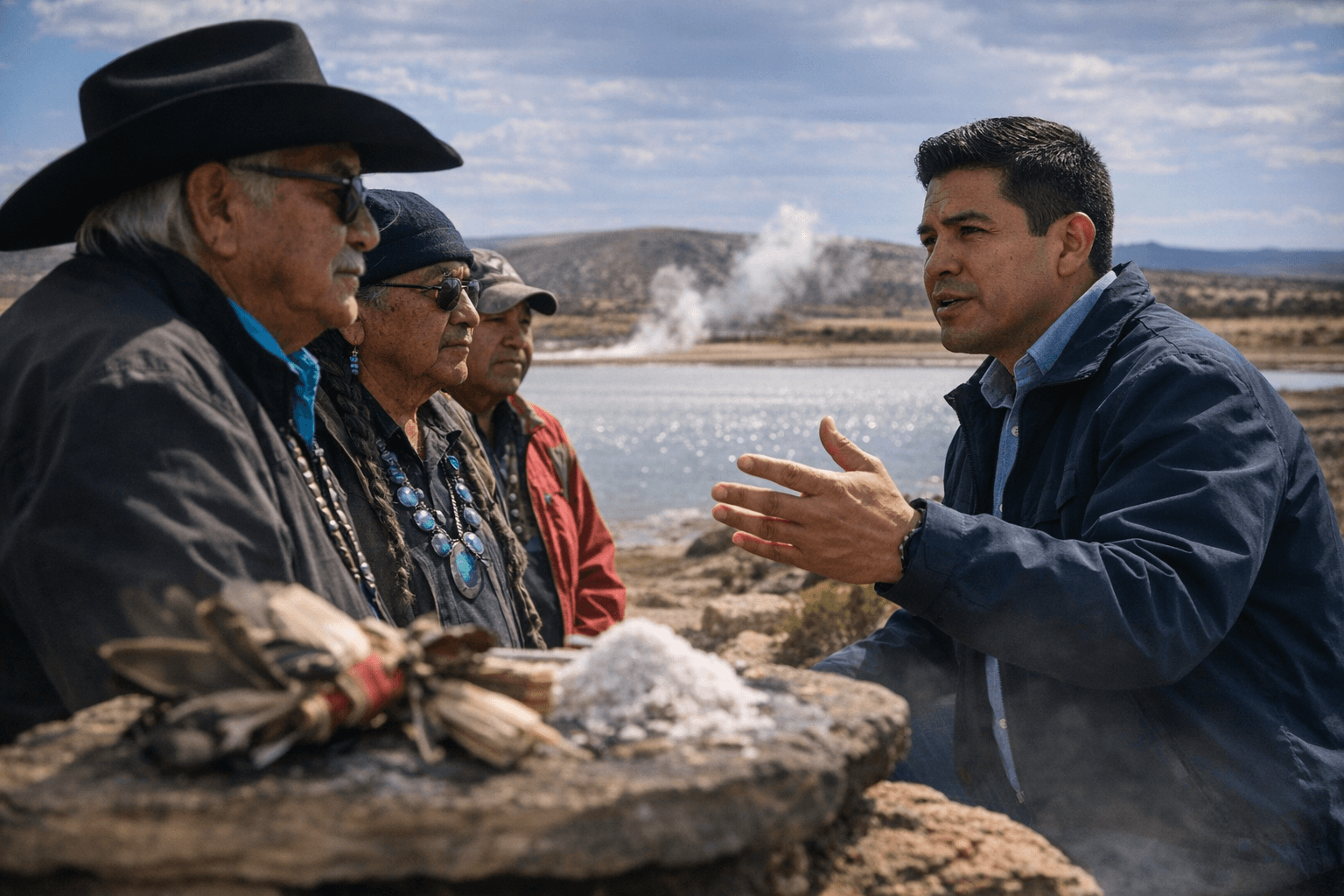Vasquez Visits Zuni Salt Lake, Reaffirms Support for Tribal Water Settlement