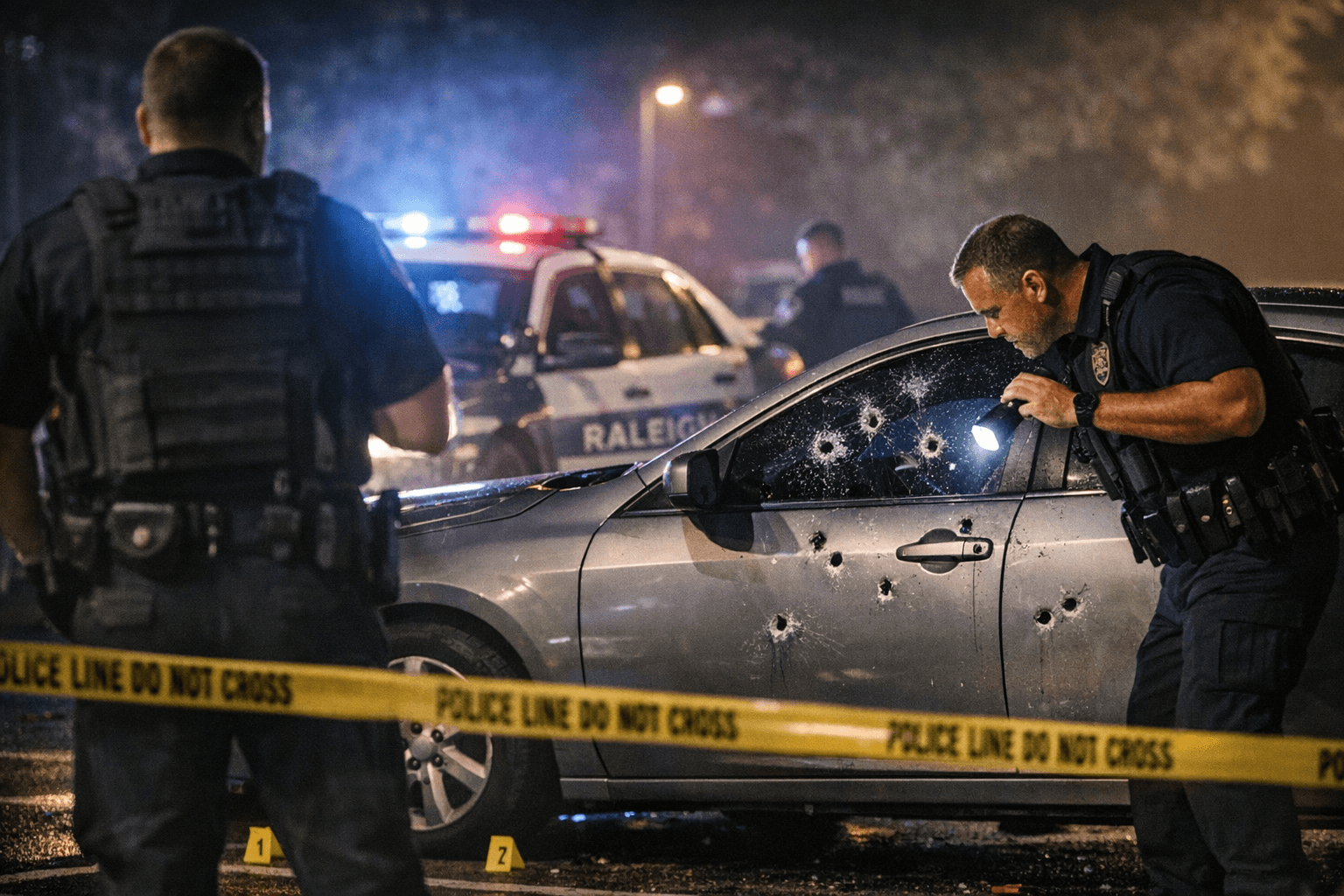 Raleigh Police Probe Pre-Dawn Shooting Near Glenwood Avenue Parking Lot