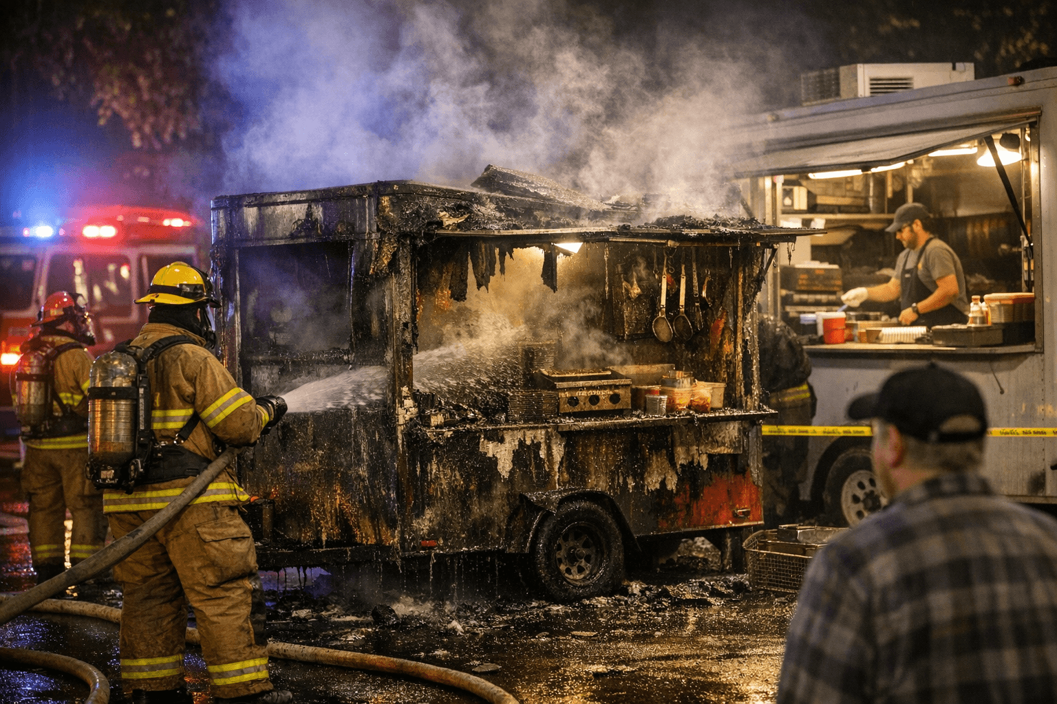 Grease Fire Closes Gotcha Burger Food Cart in Downtown Eugene
