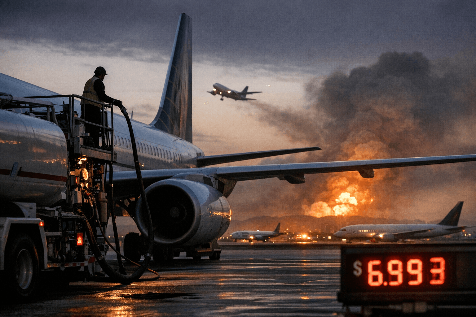 Iran Conflict Drives Jet Fuel Costs Higher, Airlines Raise Fares