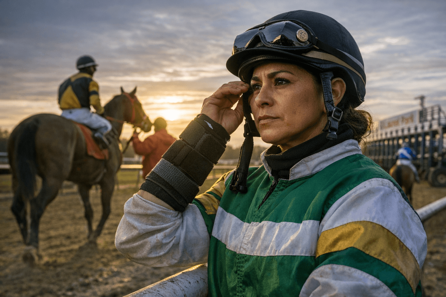 Carol Cedeno Returns to Racing at Laurel Park After Wrist Fracture Recovery