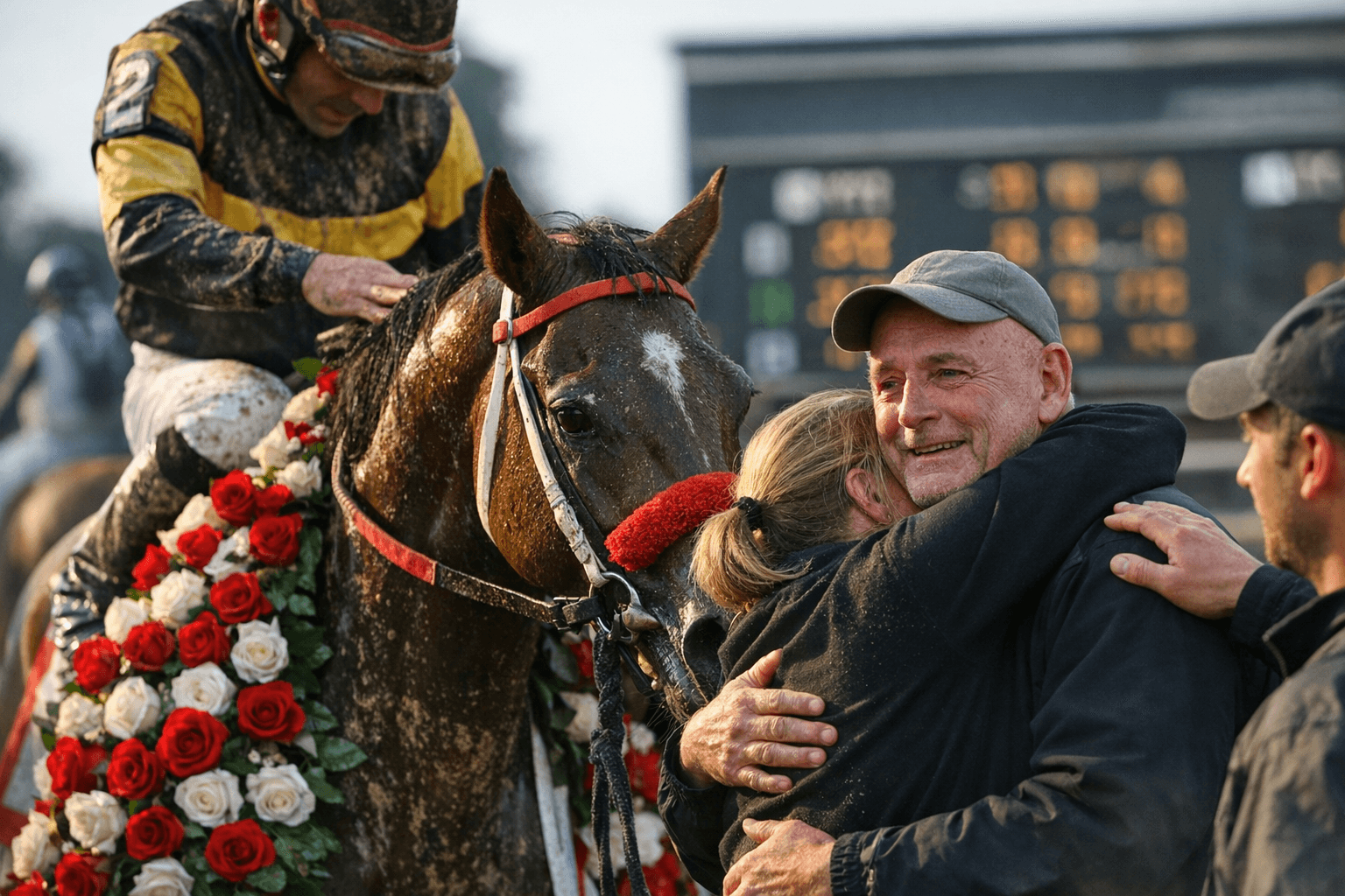Point Dume Delivers Emotional Carter Stakes Upset for Cancer-Fighting Owner