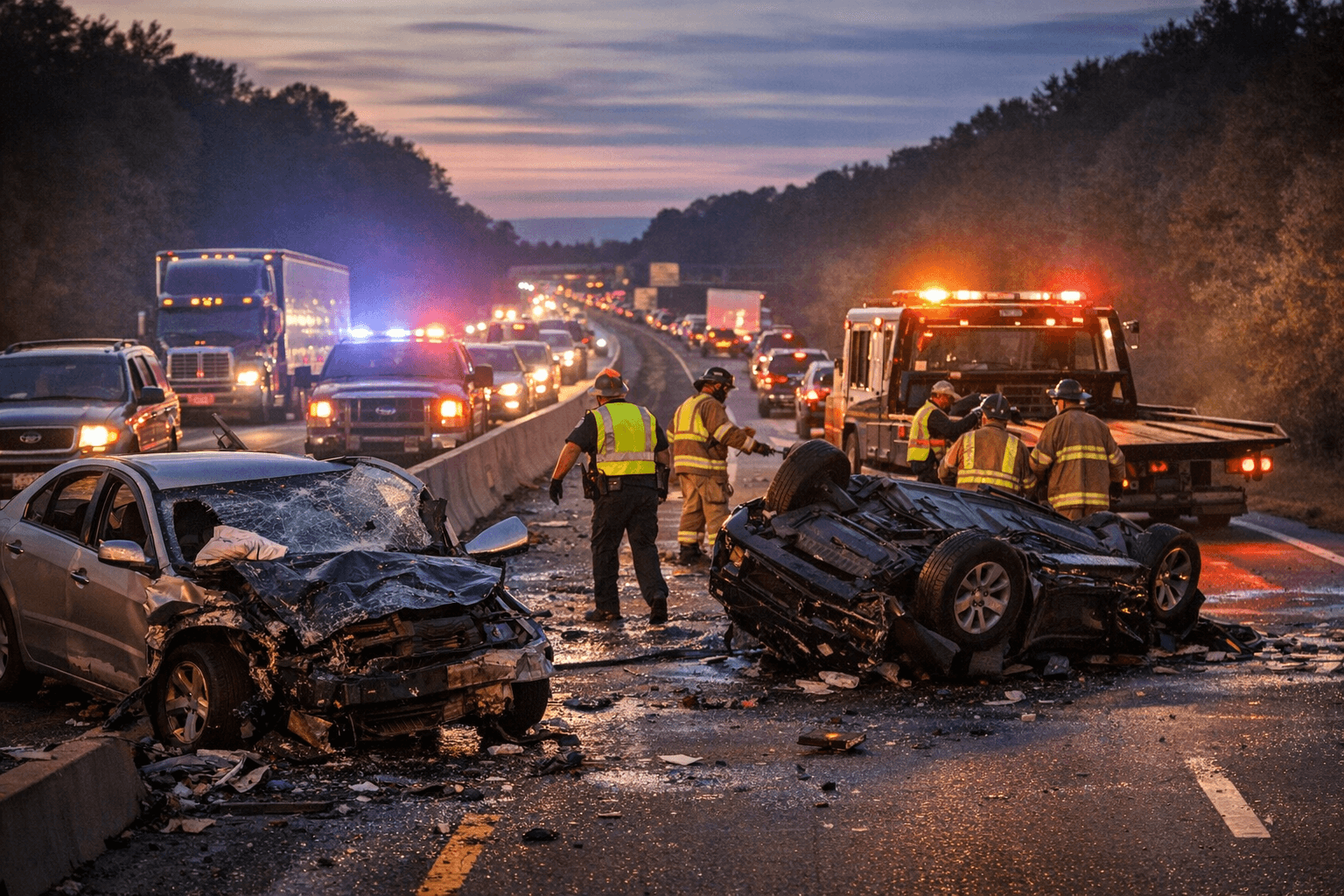 I-85 Crash Near Burlington Clears After Lane Closures Sunday Evening