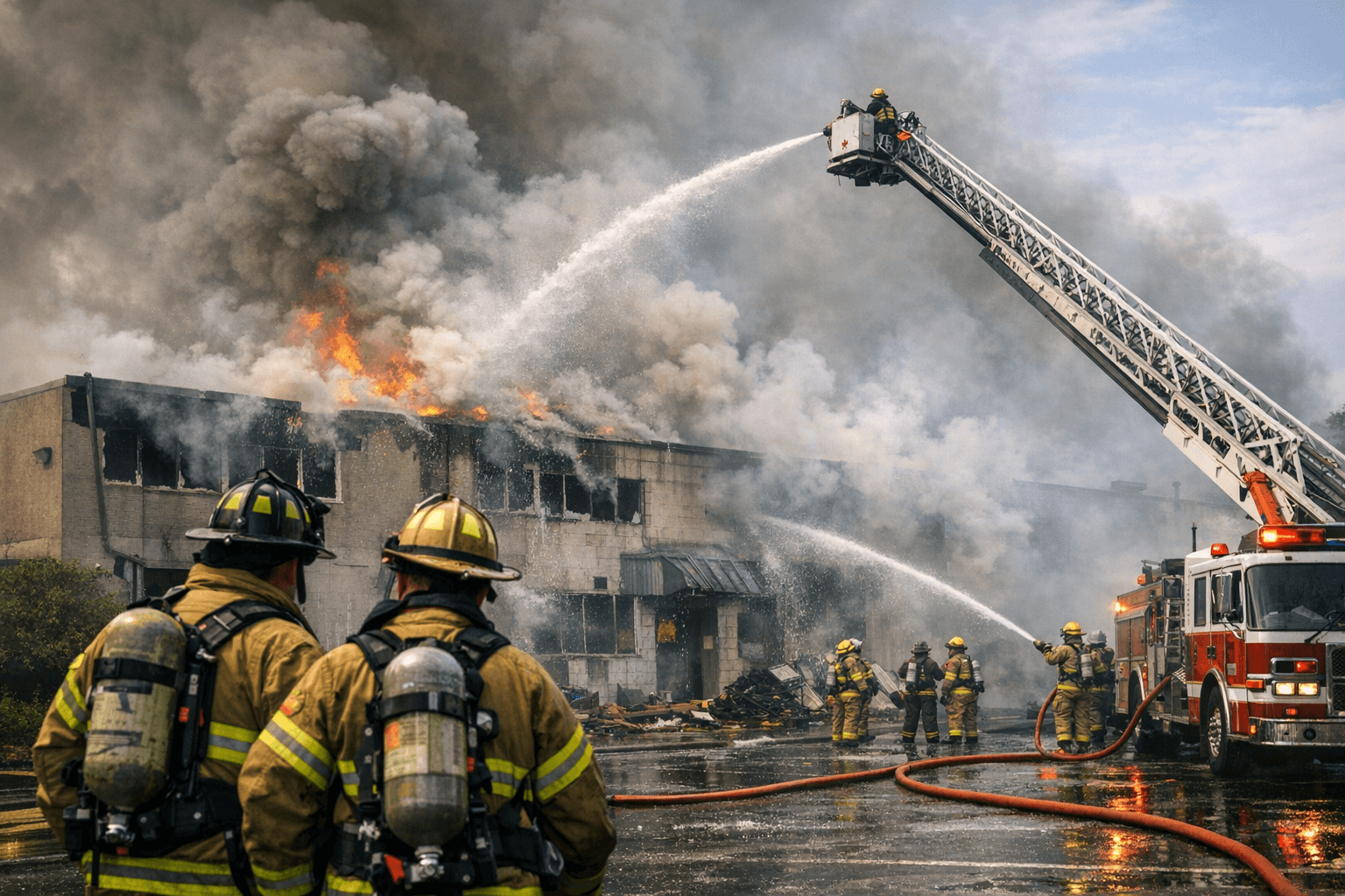 Fort Washington Commercial Building Fire Contained, No Injuries Reported