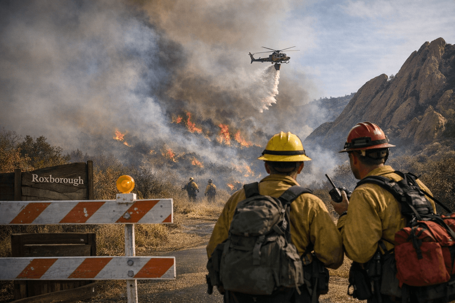 Bear Creek Fire Closes Roxborough State Park on Easter Sunday