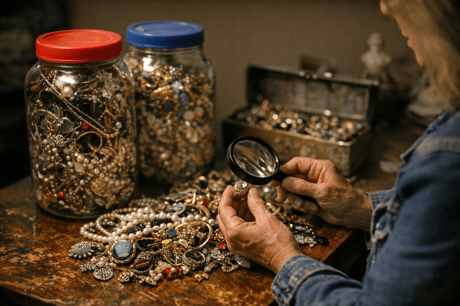 Sealed Jewelry Jars Offer Budget Route to Vintage Finds, With Caveats