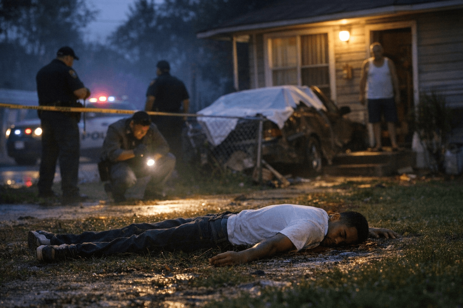 Man Found Dead in Acres Homes Front Yard After Early Morning Shooting