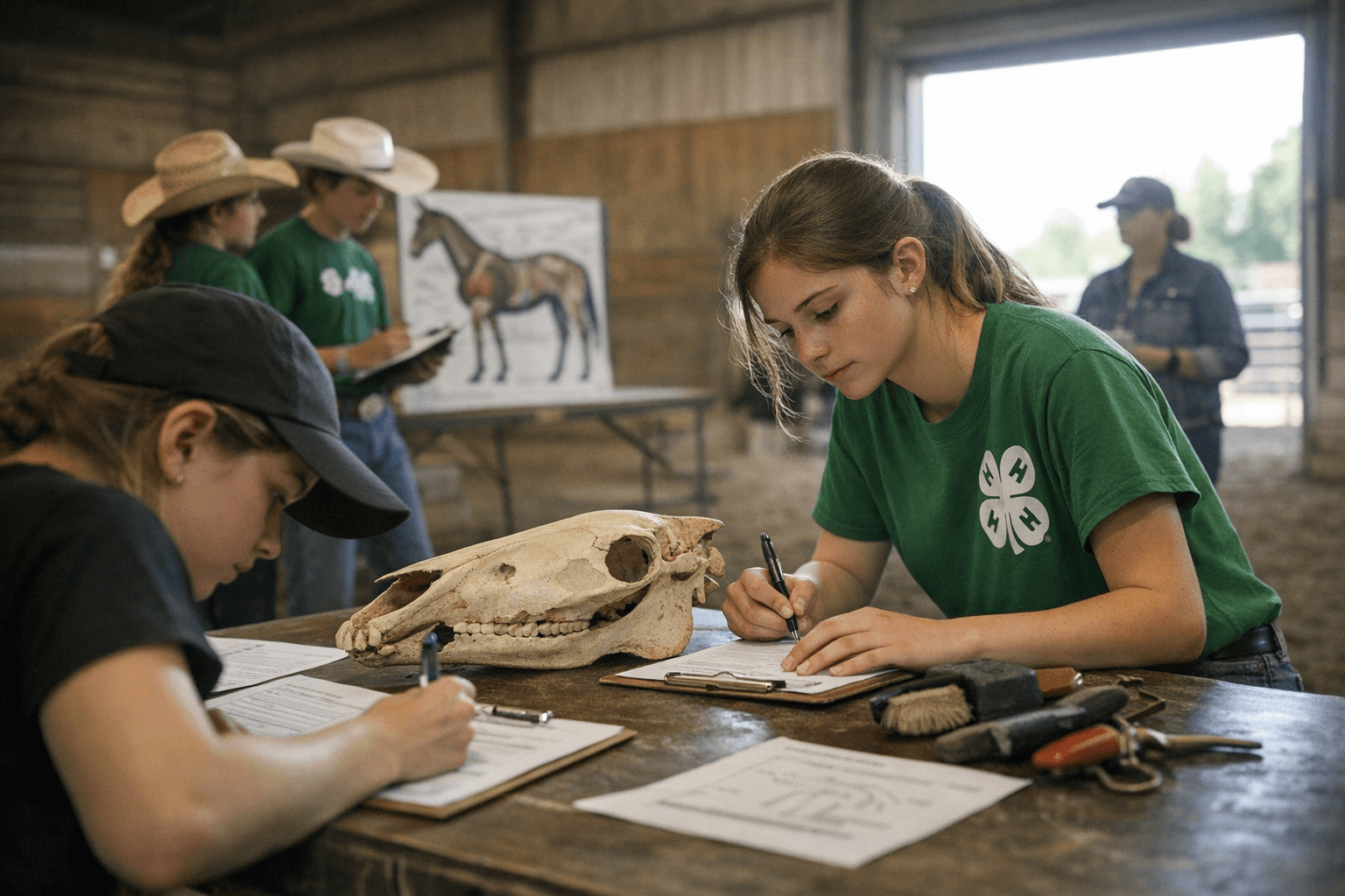 Kootenai-Shoshone 4-H Youth Compete in Hippology Contest, Advance to District