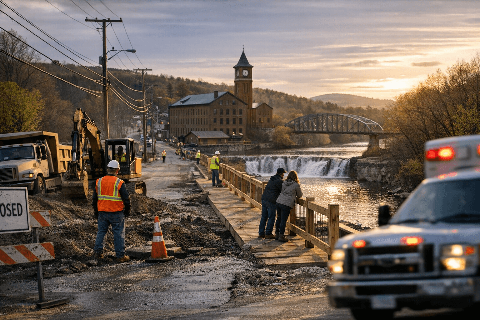 Claremont Pursues Road Upgrades, Riverfront Redevelopment, and New Service Contracts