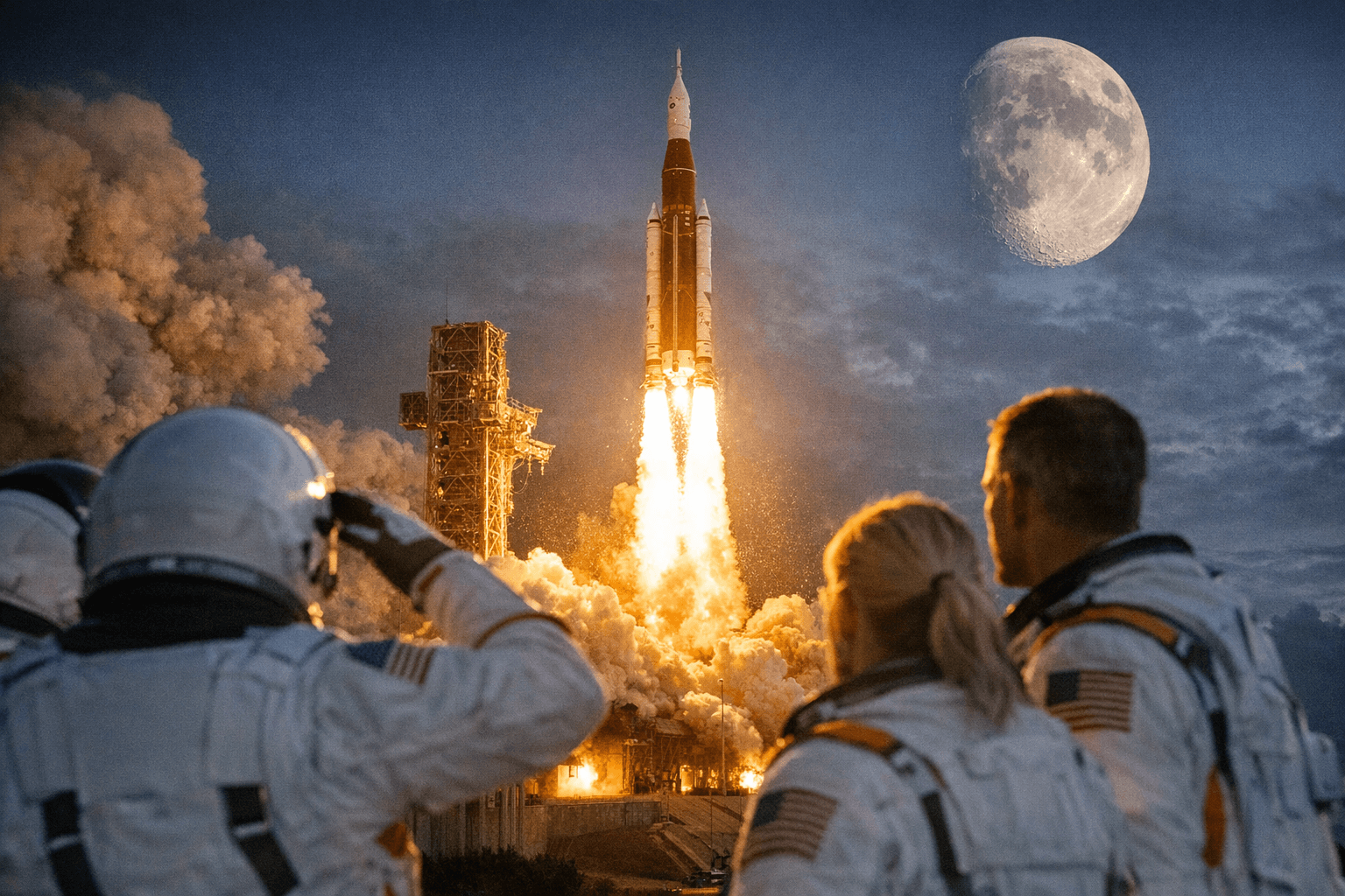 Artemis II Crew Launches Toward Moon, First Crewed Deep Space Mission in 50 Years