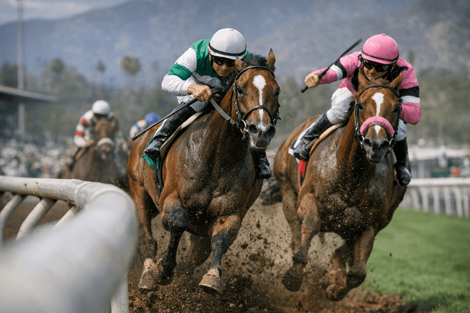 Spirited Boss Rallies From Last to Win Monrovia Stakes at 18-1