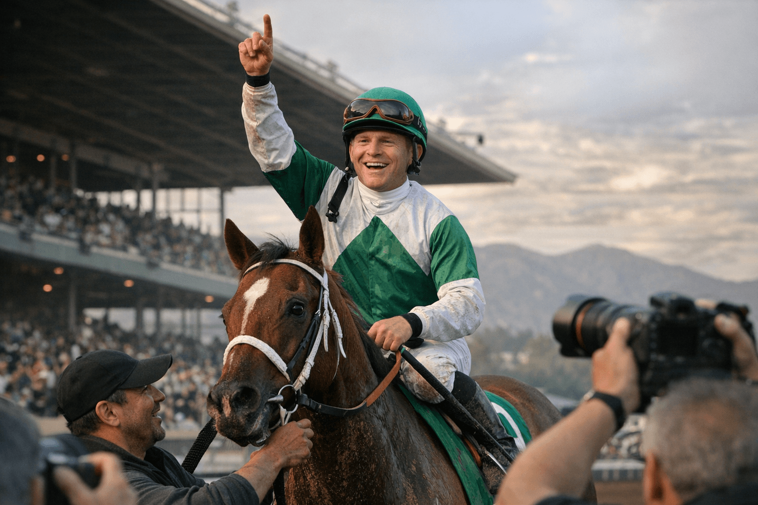 Tyler Baze Reaches 3,000 Wins Aboard Gypsy Tears at Santa Anita