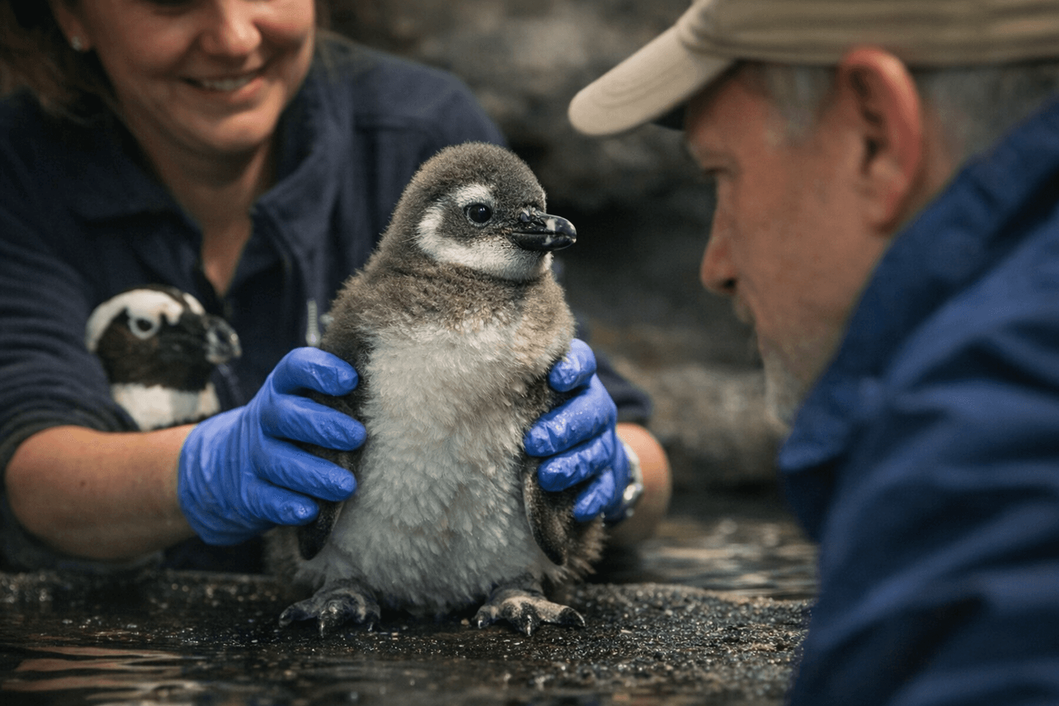 WATCH: ‘GMA’ reveals name of baby African Penguin chick at New York Aquarium