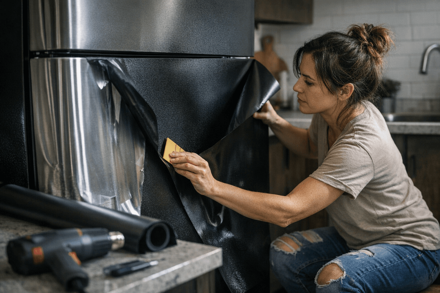 ציפוי מקרר: סוגים, עלויות והמלצות לשדרוג מראה המטבח