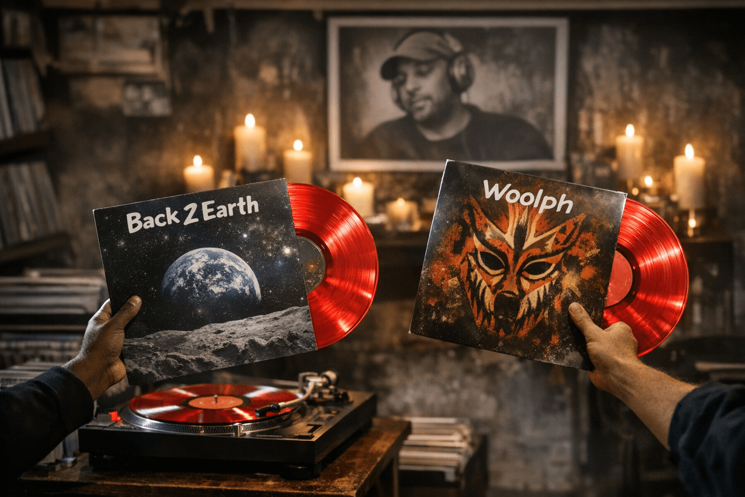 DBH-Music Reissues Back 2 Earth and Woolph Classics on Limited Clear Red Vinyl