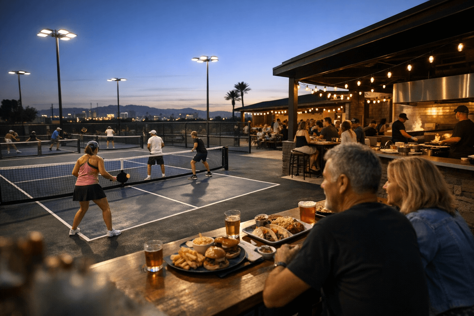 Las Vegas Pickleball Facility The Courts to Feature Court-Side Eatery