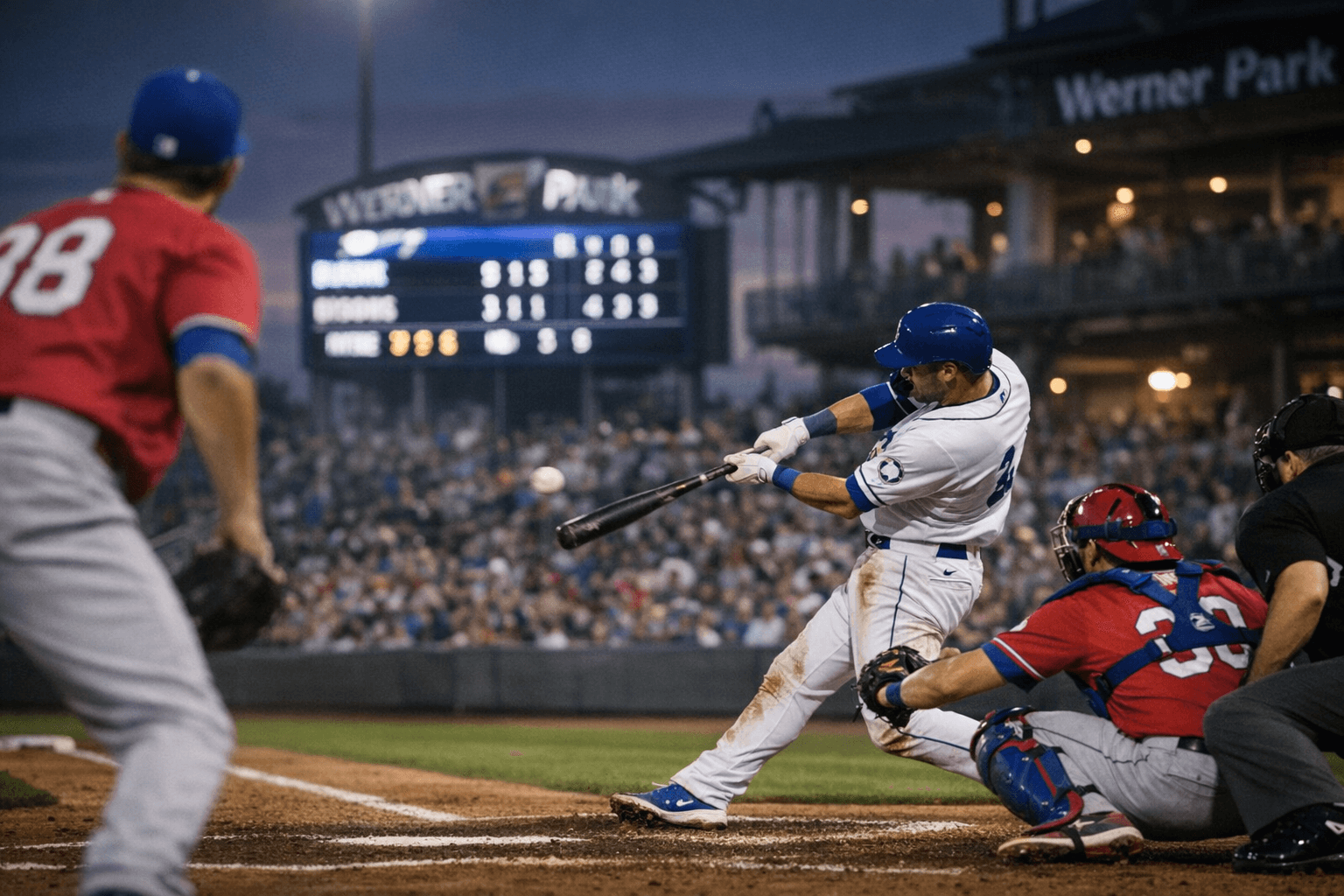 Storm Chasers Edge Bisons 4-3, Secure Series Win at Werner Park