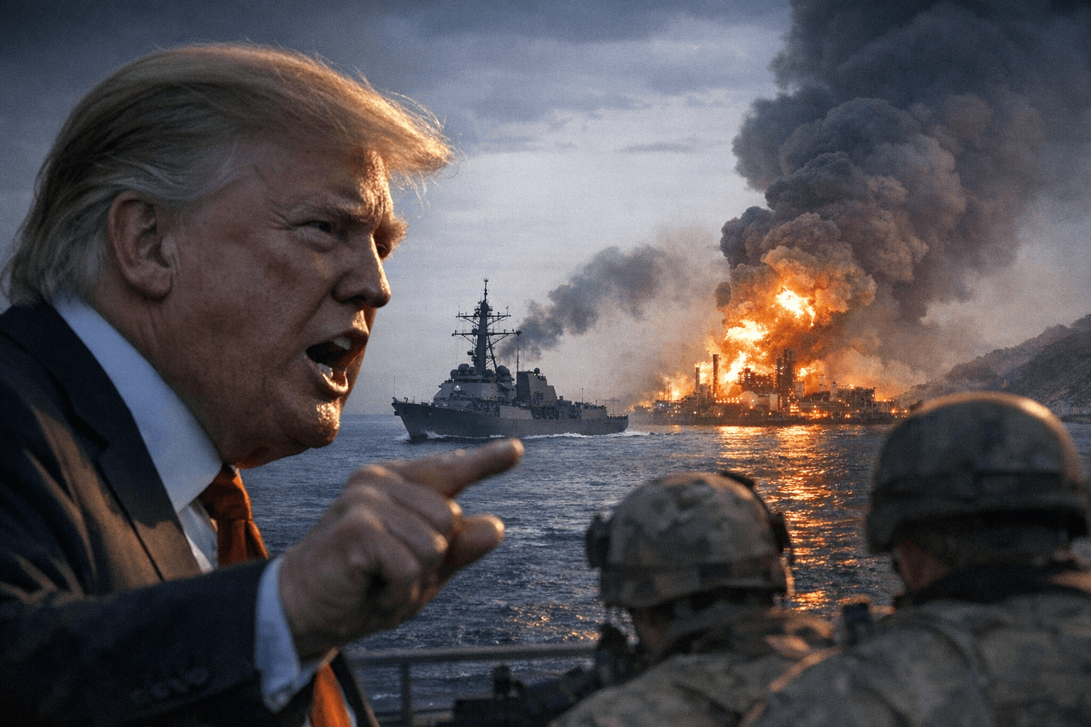 Trump Issues Profanity-Laced Ultimatum to Iran as War Enters Fifth Week