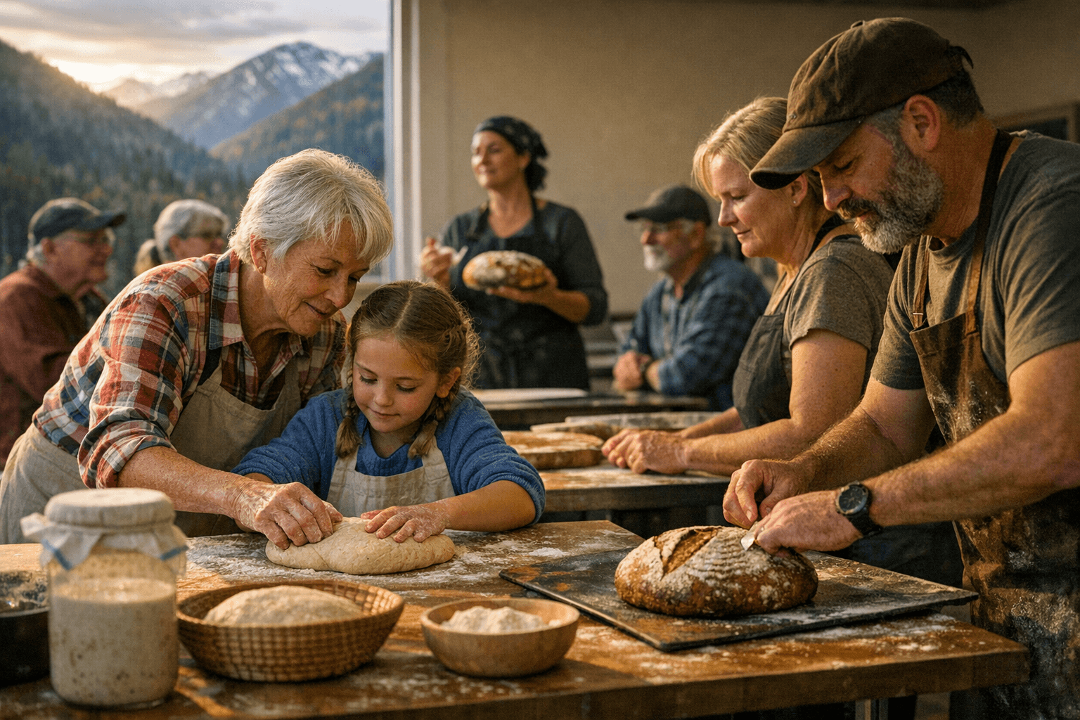 Mountainside Families Learn Sourdough Baking Through New Recreation Department Classes