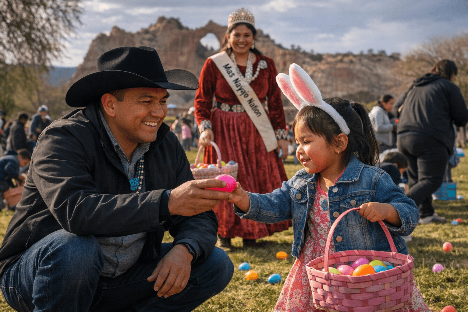Nygren Joins Navajo Nation Zoo Easter Event with Runs, Games, Egg Hunts