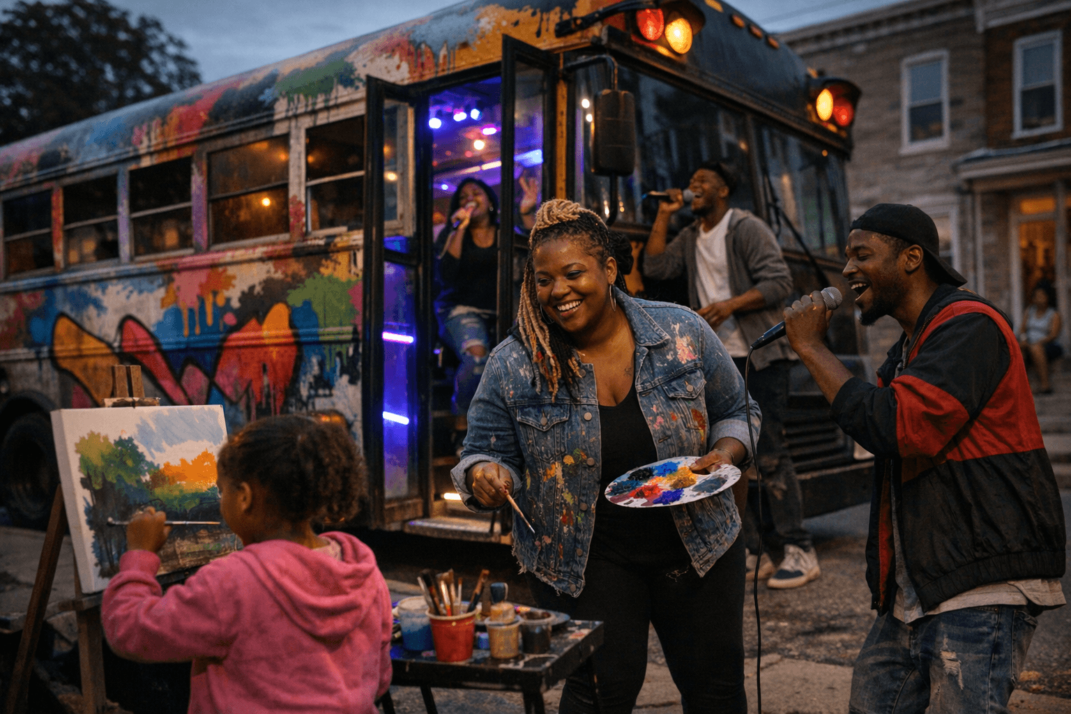 Baltimore Entrepreneur Launches Mobile Art and Karaoke Bus for City Neighborhoods