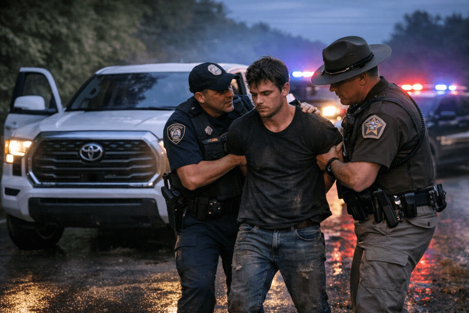 Jasper, Huntingburg Officers Arrest Vincennes Man in Stolen Toyota Tundra