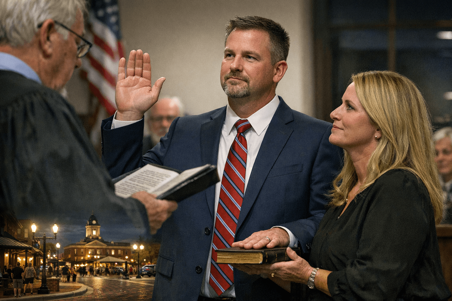 Ryan Craig Sworn In as Jasper Mayor, Vowing to Continue Downtown Revitalization