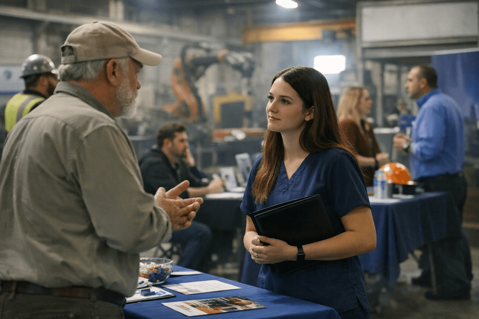 HCTC Workforce Exchange Connects Employers, Students in Perry County April 16