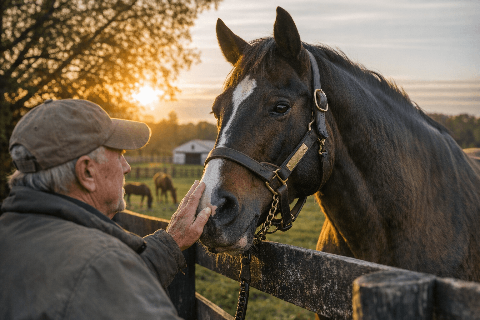 2005 Wood Memorial Winner Bellamy Road Turns 21 at Old Friends Farm