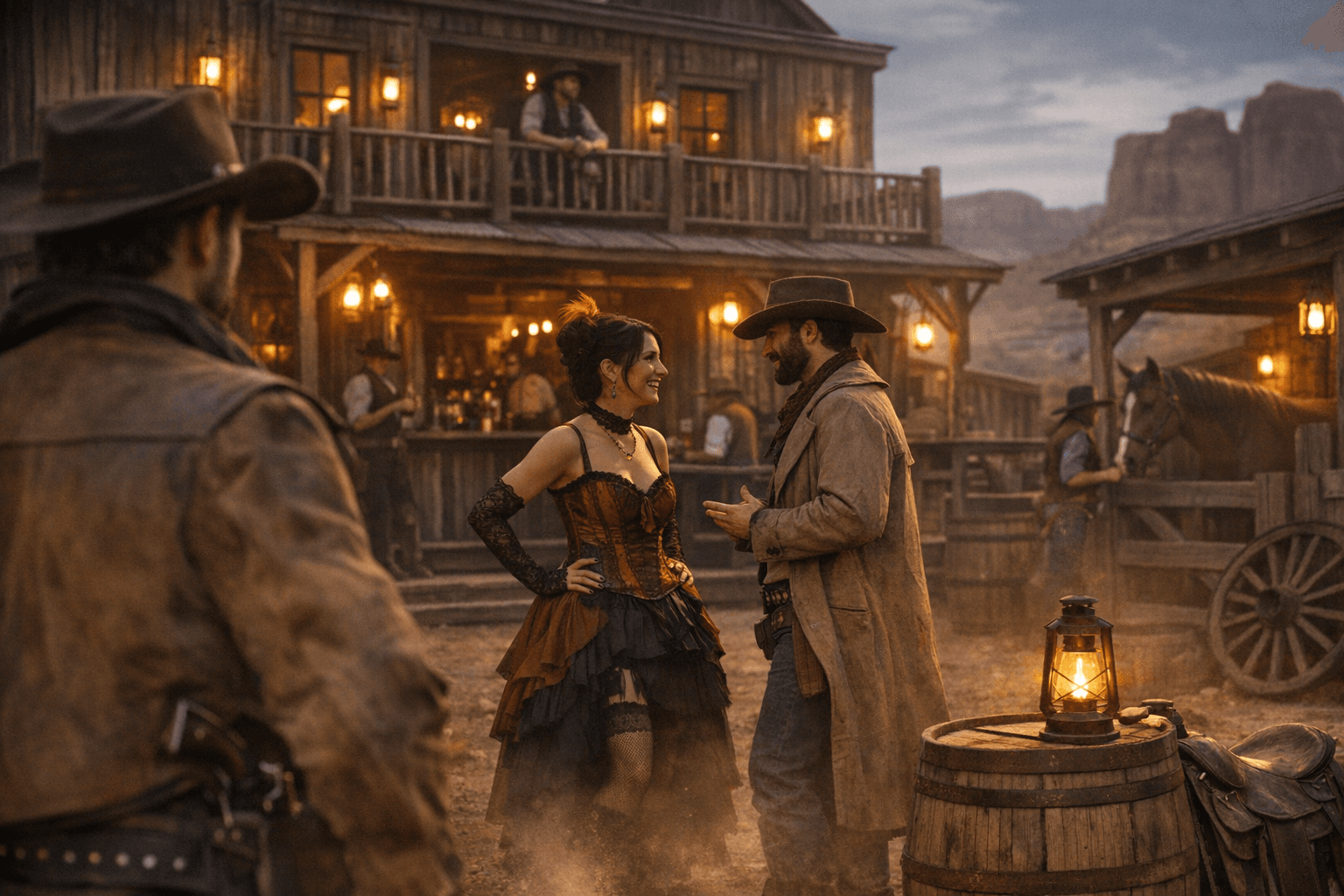 Ciukata's Western Saloon Lot Brings Wild West Roleplay to The Sims 4