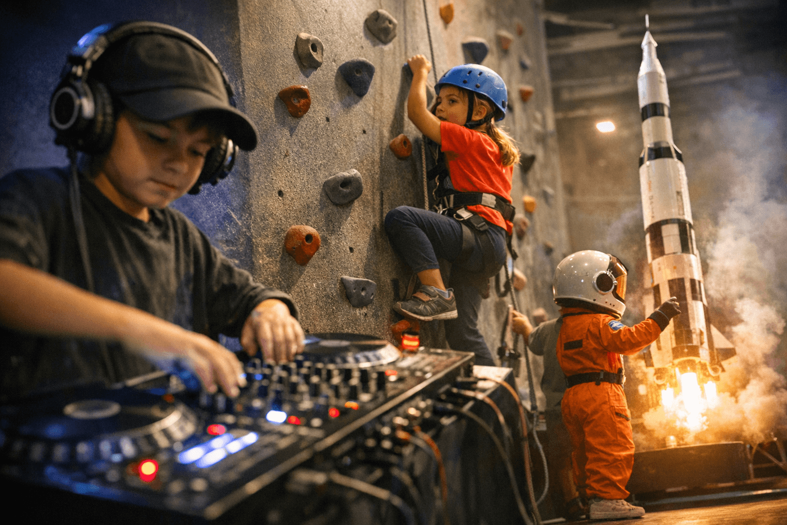 StarsCCU Mod Expands Child Sim Activities With Rock Climbing, Rockets, and DJing