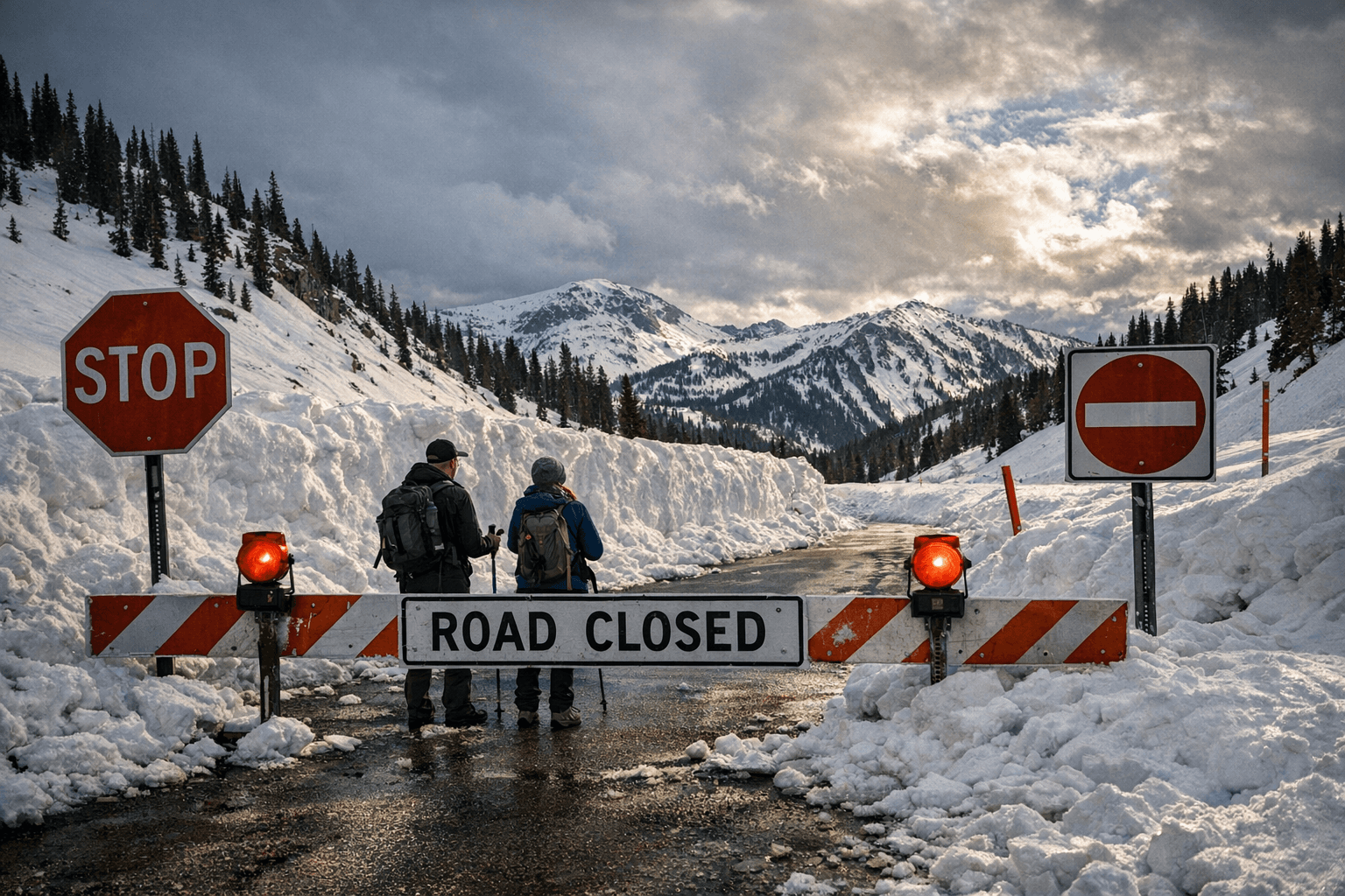 Utah's High-Elevation Passes Remain Closed, Affecting Spring Adventure Plans