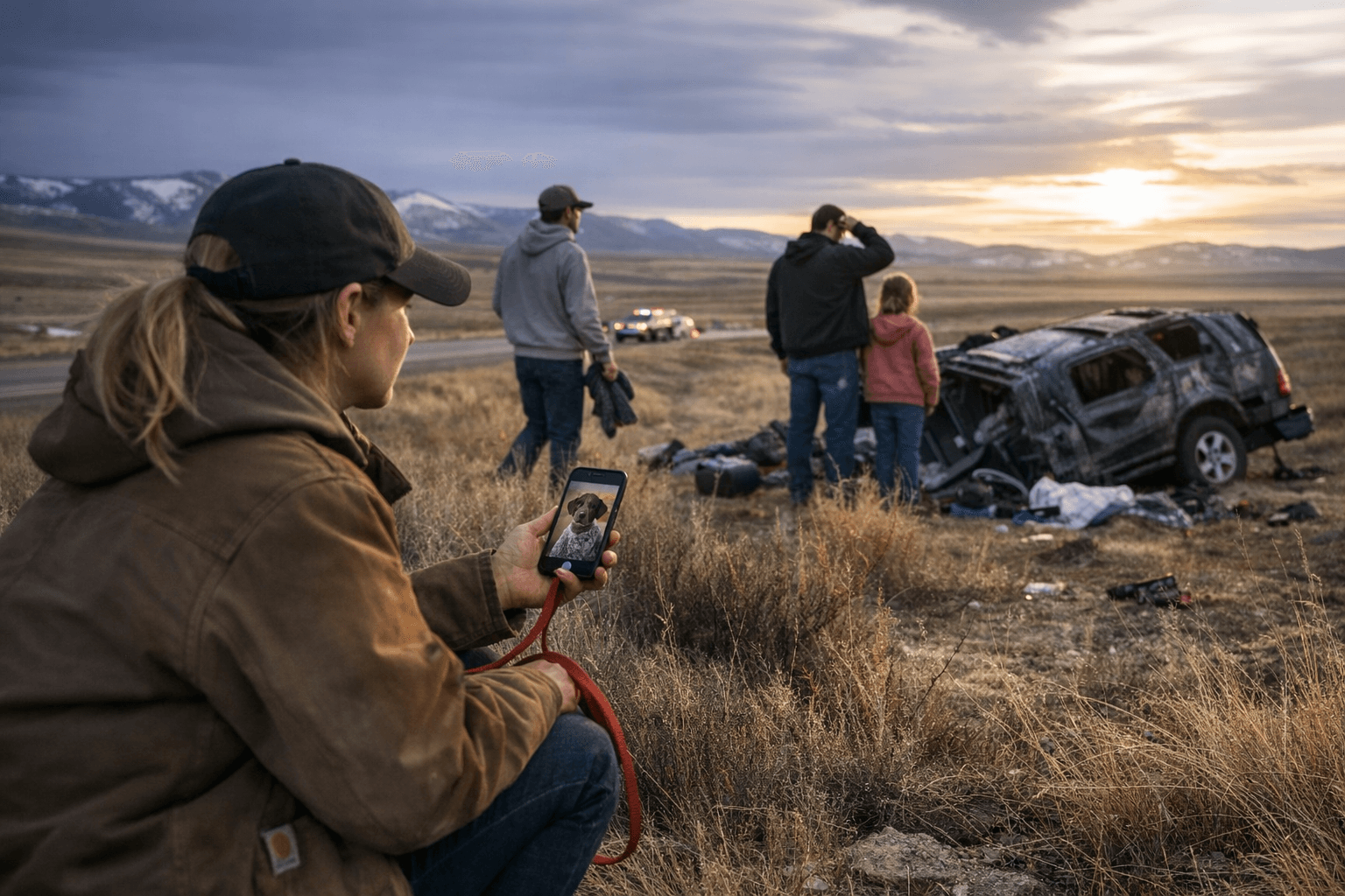 Family Seeks Lost Dog Otis After Highway 287 Rollover South of Laramie
