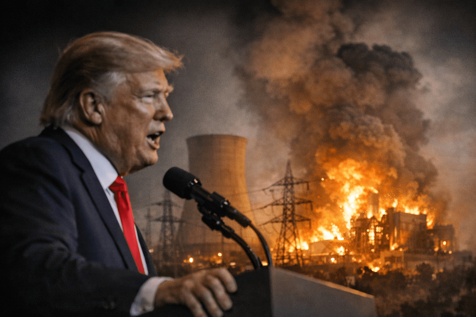 Trump Warns Iran of Strikes, Power Plant Threats as Ceasefire Talks Continue