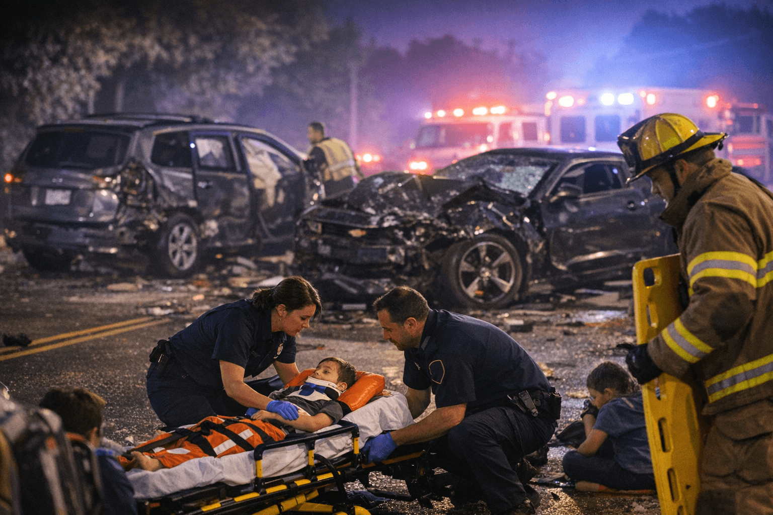 Raleigh Crash Injures Several, Including Three Young Children