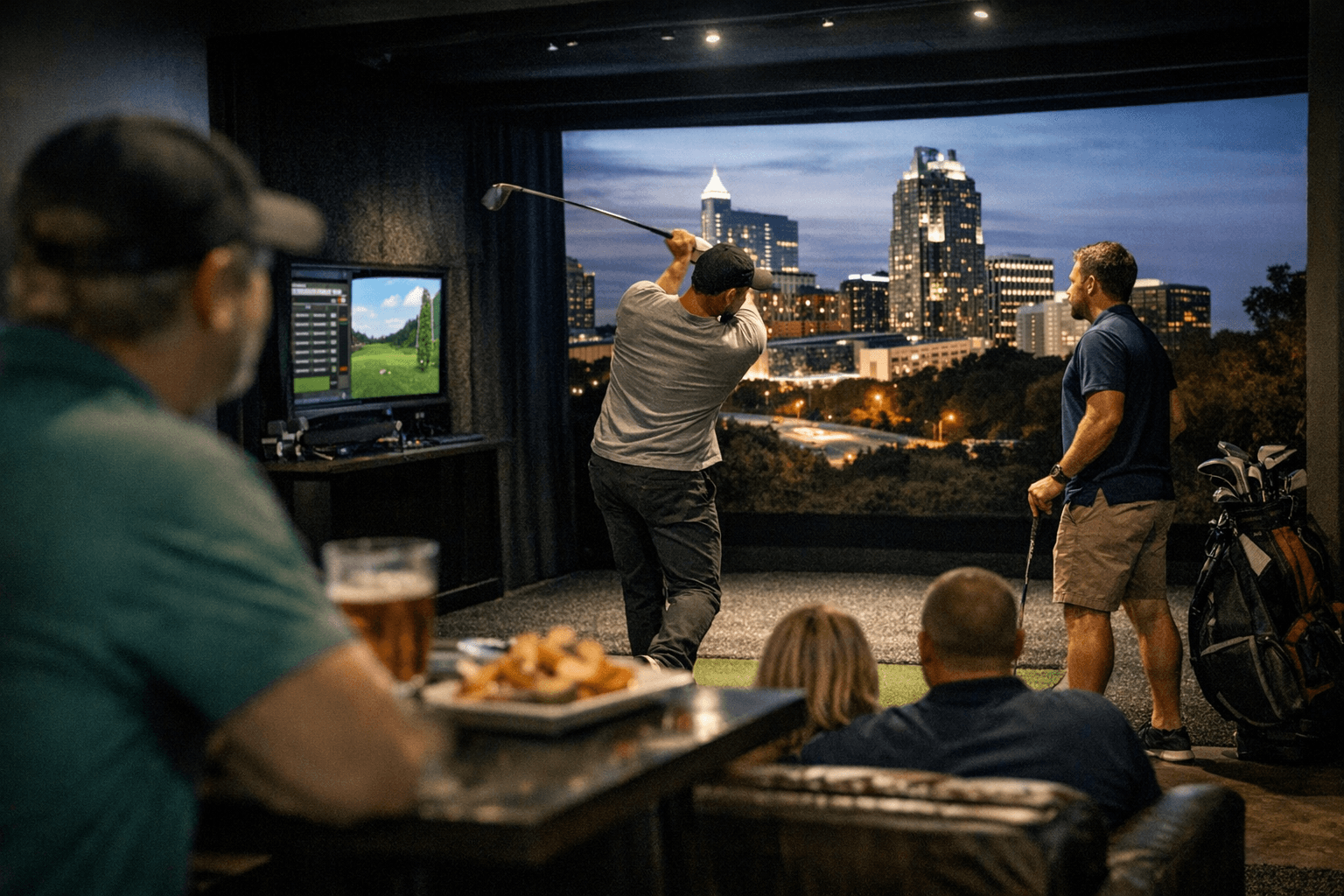 Indoor Golf Concept The Swing Bays Coming to Seaboard Station in Raleigh