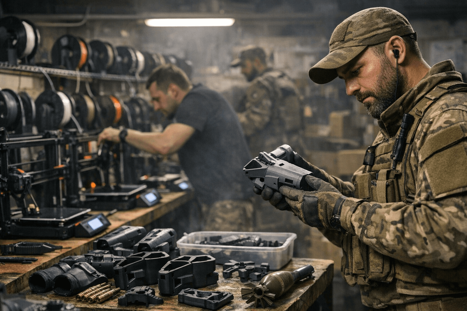 Ukraine's DrukArmy Unites 10,000 Printers to 3D Print Frontline Military Parts