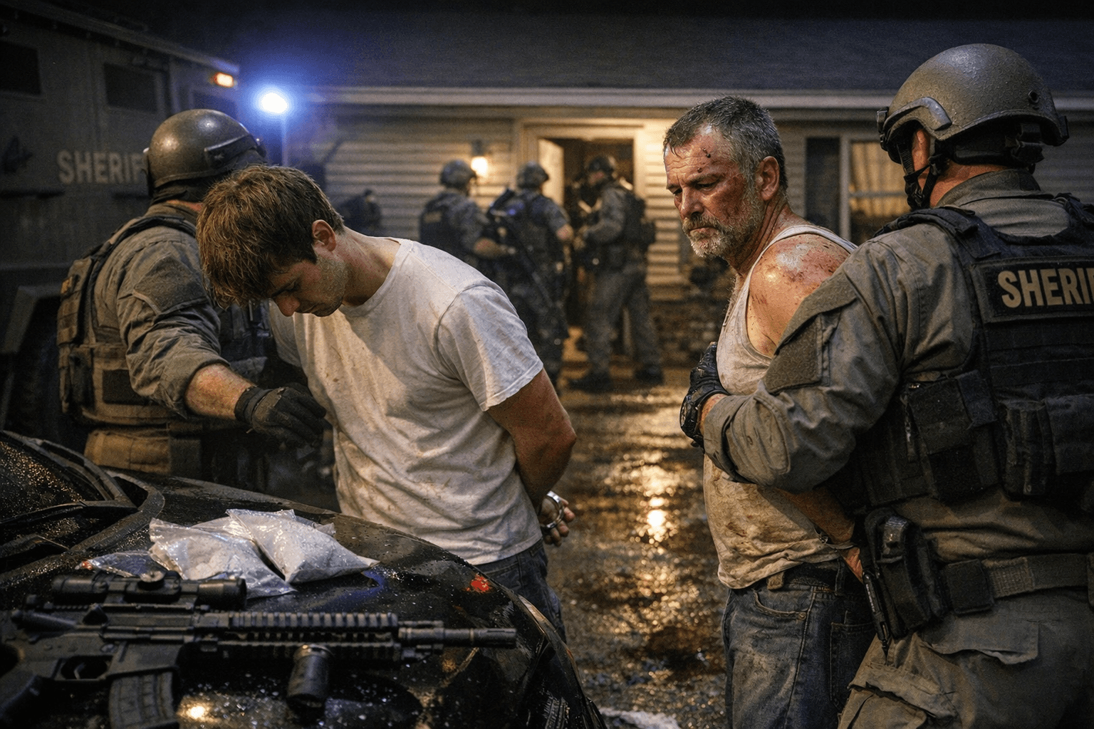 Father, Son Arrested After Shootout During Guilford County Narcotics Raid