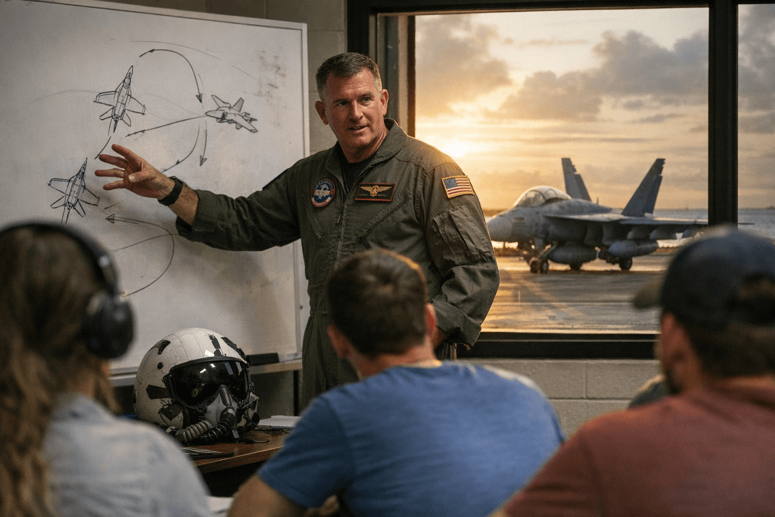Retired Top Gun Graduate Brings Combat Aviation Lessons to Key West College