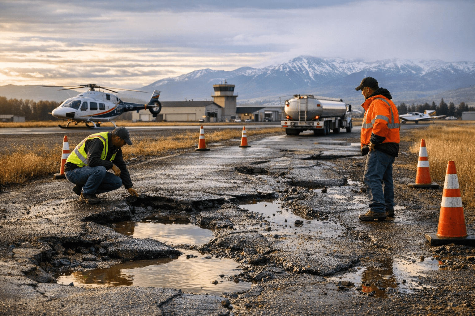 Baker City Airport Wins $300,000 Federal Grant to Rebuild Access Road