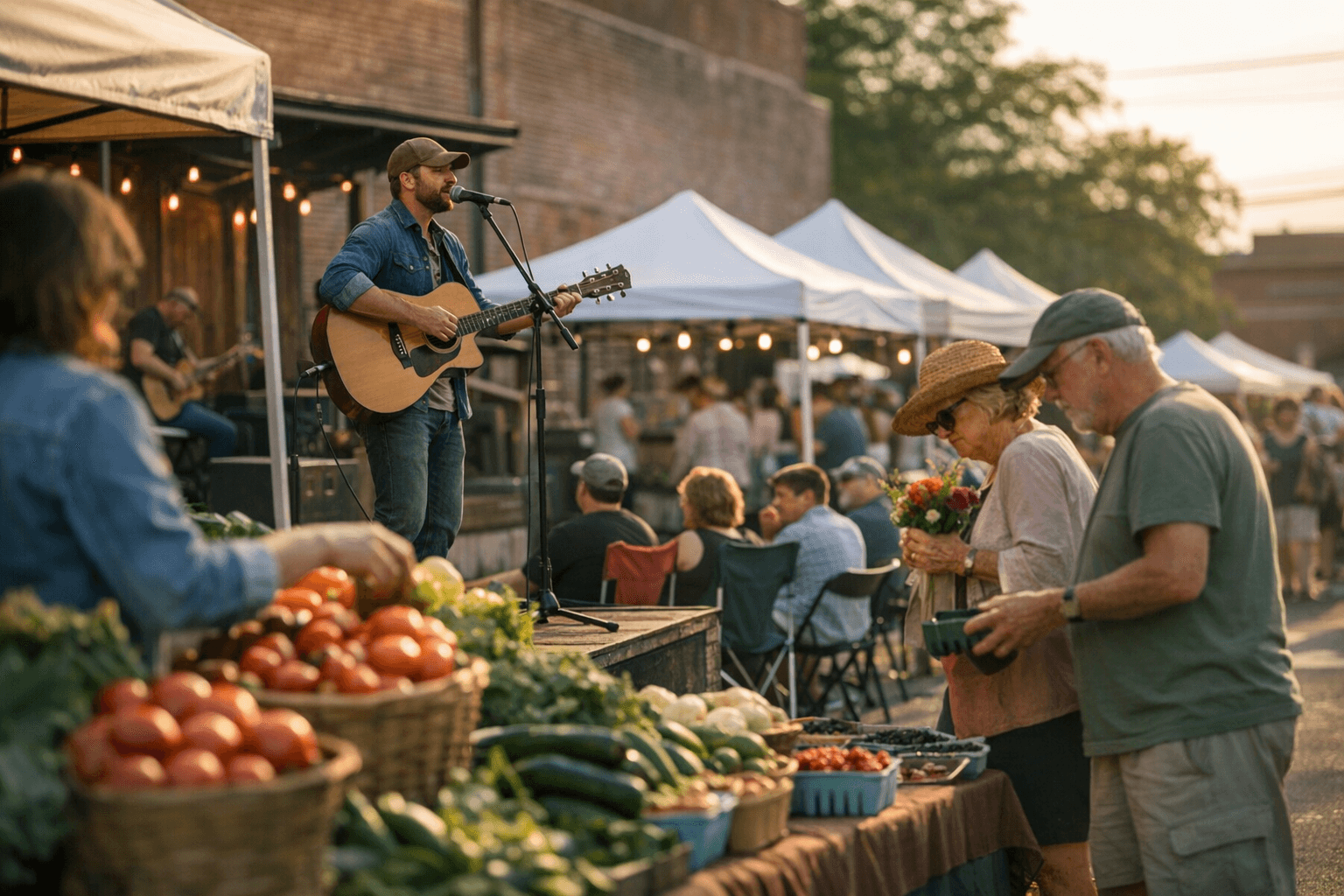 Downtown Mebane Farmers Market Kicks Off 2026 Season With Local Vendors, Live Music