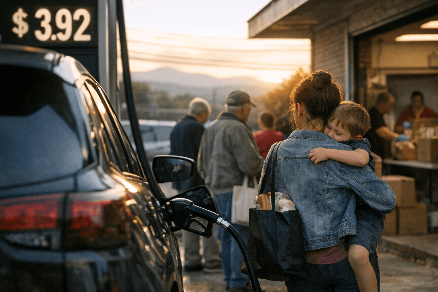 Rising Gas Prices Near $4 Push More Buncombe Families to Seek Aid