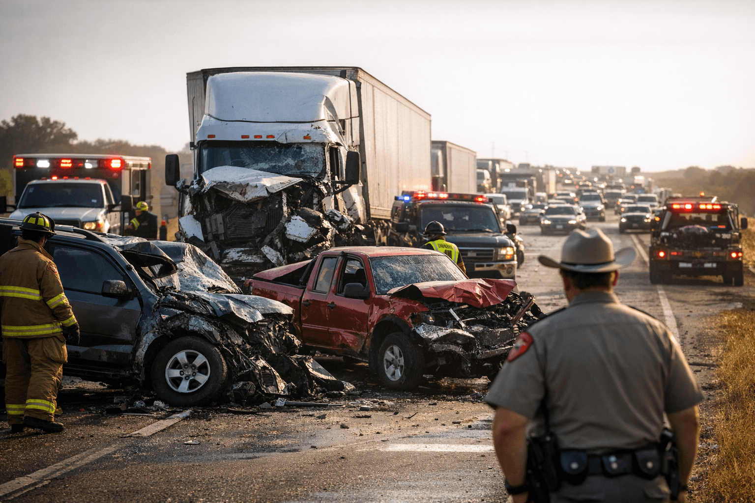 I-30 Crash in Fate Closes Eastbound Lanes, Delays Reach Rockwall